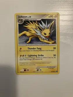 Jolteon LV.39 23/100 Regular Rare DP Majestic Dawn Pokemon TCG LP - Image 1