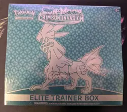 Pokemon SUN AND MOON CRIMSON INVASION Elite Trainer Box ETB New SEALED - Image 1