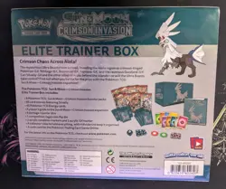 Pokemon SUN AND MOON CRIMSON INVASION Elite Trainer Box ETB New SEALED - Image 2