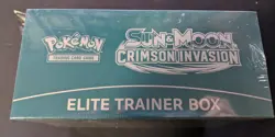 Pokemon SUN AND MOON CRIMSON INVASION Elite Trainer Box ETB New SEALED - Image 5