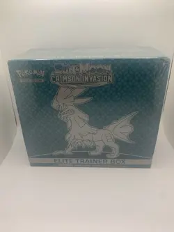 Pokemon SUN AND MOON CRIMSON INVASION Elite Trainer Box ETB New SEALED - Image 1