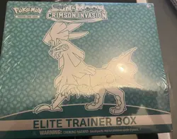 Pokemon SUN AND MOON CRIMSON INVASION Elite Trainer Box ETB New SEALED - Image 1