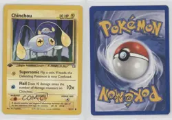 Chinchou 1st Ed. Pokemon Neo Genesis #55 2000 04qn - Image 3
