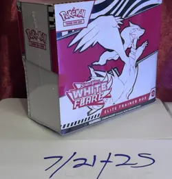 White Flare Pokemon ETB Elite Trainer Box Exclusive New Sealed - Image 1