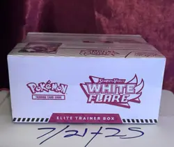 White Flare Pokemon ETB Elite Trainer Box Exclusive New Sealed - Image 2