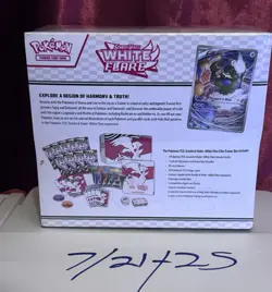 White Flare Pokemon ETB Elite Trainer Box Exclusive New Sealed - Image 4