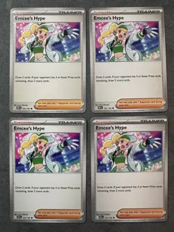 Emcee's Hype - 163/182 - Destined Rivals - Pokemon TCG Playset - Image 1