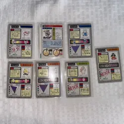 Vintage Pokemon Bandai Pocket Monsters Carddass Vending Machine Card Lot MP - NM - Image 2