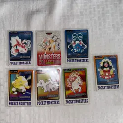 Vintage Pokemon Bandai Pocket Monsters Carddass Vending Machine Card Lot MP - NM - Image 6