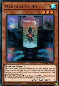1x (NM) Myutant ST-46 - PHRA-EN085 - Ultra Rare - 1st Edition YuGiOh - Image 1