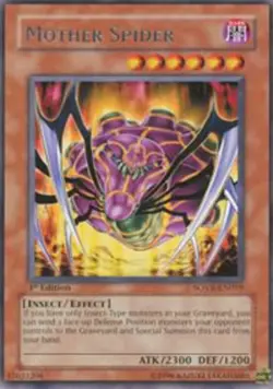 1x (EX) Mother Spider - SOVR-EN019 - Rare - Unlimited Edition YuGiOh - Image 1