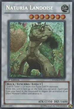 1x (NM) Naturia Landoise - HA04-EN030 - Secret Rare - 1st Edition YuGiOh - Image 1