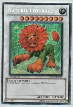 1x (NM) Naturia Leodrake - HA02-EN058 - Secret Rare - Unlimited Edition YuGiOh - Image 1