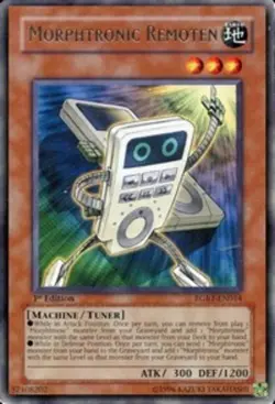 1x (LP) Morphtronic Remoten - RGBT-EN014 - Rare - 1st Edition YuGiOh - Image 1