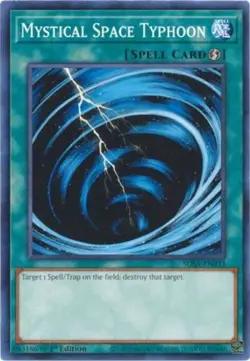 1x (EX) Mystical Space Typhoon - SDSA-EN033 - Common - 1st Edition YuGiOh - Image 1