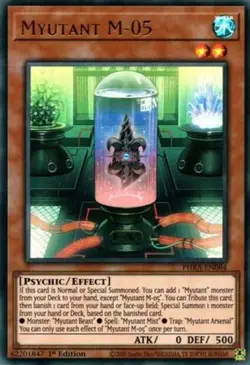 1x (NM) Myutant M-05 - PHRA-EN084 - Ultra Rare - 1st Edition YuGiOh - Image 1