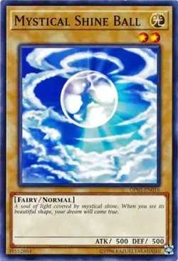 1x (NM) Mystical Shine Ball - OP05-EN016 - Common - Unlimited Edition YuGiOh - Image 1