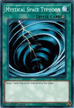 1x (EX) Mystical Space Typhoon - LEHD-ENB23 - Common - 1st Edition YuGiOh - Image 1