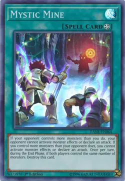 1x (EX) Mystic Mine - DANE-EN064 - Super Rare - 1st Edition YuGiOh - Image 1