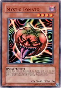 1x (EX) Mystic Tomato - Bronze - DL09-EN006 - Rare - Unlimited Edition YuGiOh - Image 1