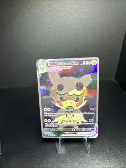 Mimikyu Pikachu Holo Poncho VCOS Cosplay Card Custom Shiny Detail - Image 2