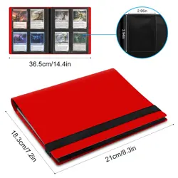 4 Pocket Card Binder for 160 Sleeves - Album for Trading Sports Baseball & Gam - Image 2