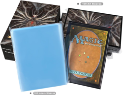 100 PCS MTG Card Sleeves with 100 PCS Perfect Fit Sleeves, Art Matte Card Sleeve - Image 5