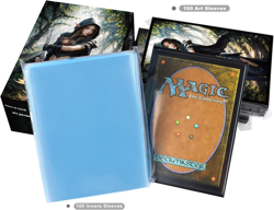 100 PCS MTG Card Sleeves with 100 PCS Perfect Fit Sleeves, Art Matte Card Sleeve - Image 5