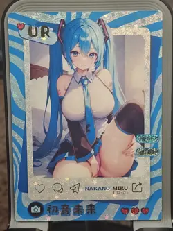 Meise 2 Goddess Story Card Waifu Anime Spicy UR UR-07 Hatsune Miku - Image 1