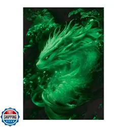 Katomula 100 MTG Card Sleeves with 100 Inner Sleeves, Textured Back Art Sleev - Image 1