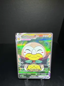 Rowlet Pikachu Holo Poncho VCOS Custom Cosplay Card - Image 2