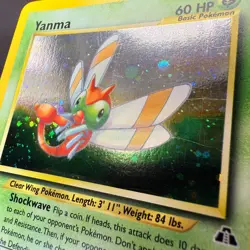 Yanma 1st Edition 2001 Holo 17/75 LP +++ see photos!!! pokemon card - Image 4