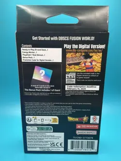 Dragon Ball Super Card Game Fusion World Starter Deck FS02 VEGETA English TCG - Image 2