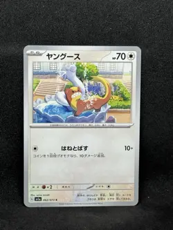 SV1a 062/073 Yungoos Pokemon Card TCG Japanese NM - Image 1