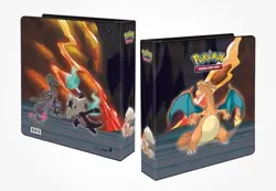 ULTRA PRO POKEMON Scorching Summit 3-RING BINDER CARD HOLDER + 50 PAGES CARDS - Image 1