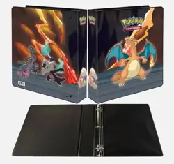 ULTRA PRO POKEMON Scorching Summit 3-RING BINDER CARD HOLDER + 50 PAGES CARDS - Image 3
