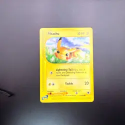 Pikachu 124/165 Expedition E-Series Pokemon Card - LP - Image 2