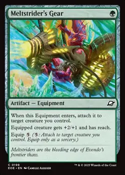 PRESALE 2x Meltstrider's Gear - Foil EOE NM MTG - Image 1