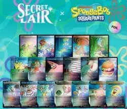 MTG Secret Lair x SpongeBob SquarePants Bundle FOIL Edition Complete Bundle - Image 1