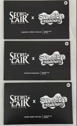 MTG Secret Lair x SpongeBob SquarePants Bundle FOIL Edition Complete Bundle - Image 2