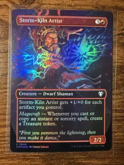 MTG - Commander Masters - Storm-Kiln Artist - Extended Art Foil #644 - NM! - Image 1