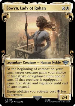 Foil - Eowyn, Lady of Rohan (Showcase Scrolls) - 461 / NM / English MTG - Image 1