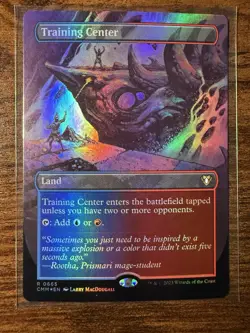 MTG - Commander Masters - Training Center - Extended Art Foil Rare #665 - NM! - Image 1