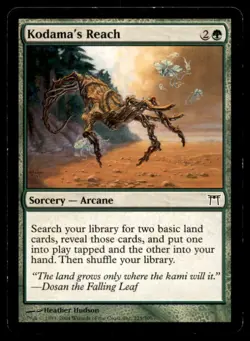 MTG Kodama's Reach Champions Kamigawa Moderate Play Regular Magic the Gathering - Image 3