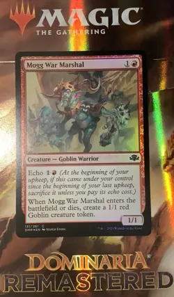 MTG DMR: Mogg War Marshal (Creature) Dominaria Remastered Foil 131/261 - Image 1