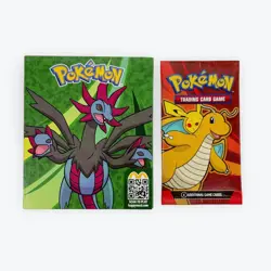 Pokemon x McDonald's Happy Meal Toy 2025 - Hydreigon Sticker Activity Sheet and - Image 1