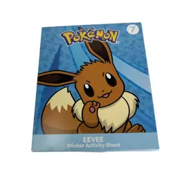 Pokemon x McDonald's Happy Meal Toy 2025 - Eevee Sticker Activity Sheet and Boos - Image 4