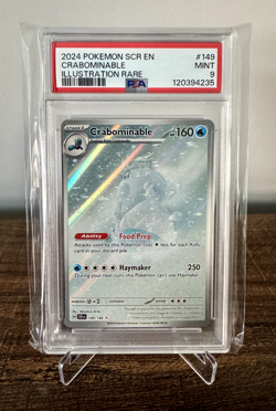 2024 Pokemon TCG Stellar Crown Crabominable IR #149/142 Mint 9! - Image 1