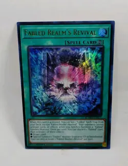 YU-GI-OH! Fabled Realm's Revival BLMM-EN015. 1st Edition Ultra Rare Card. Yugioh - Image 1