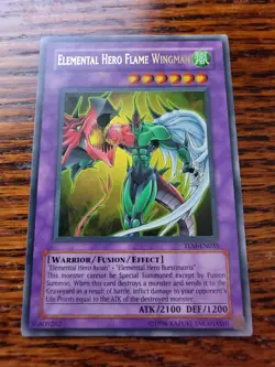 Yugioh! Elemental Hero Flame Wingman - TLM-EN035 - Ultra Rare Unlimited - LP - Image 1
